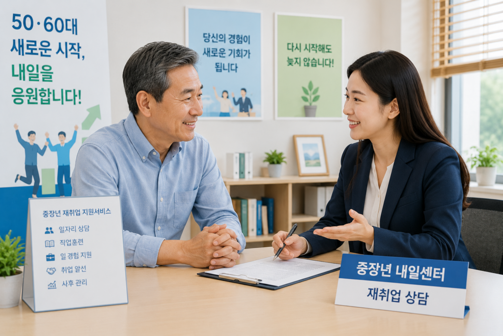 50대 60대 재취업 상담