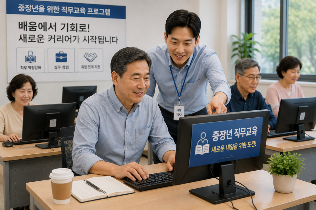 중장년 직무교육과 일경험