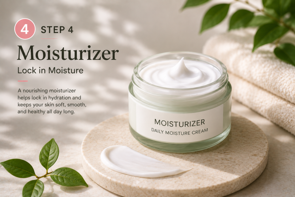 Moisturizer for simple Korean skincare routine